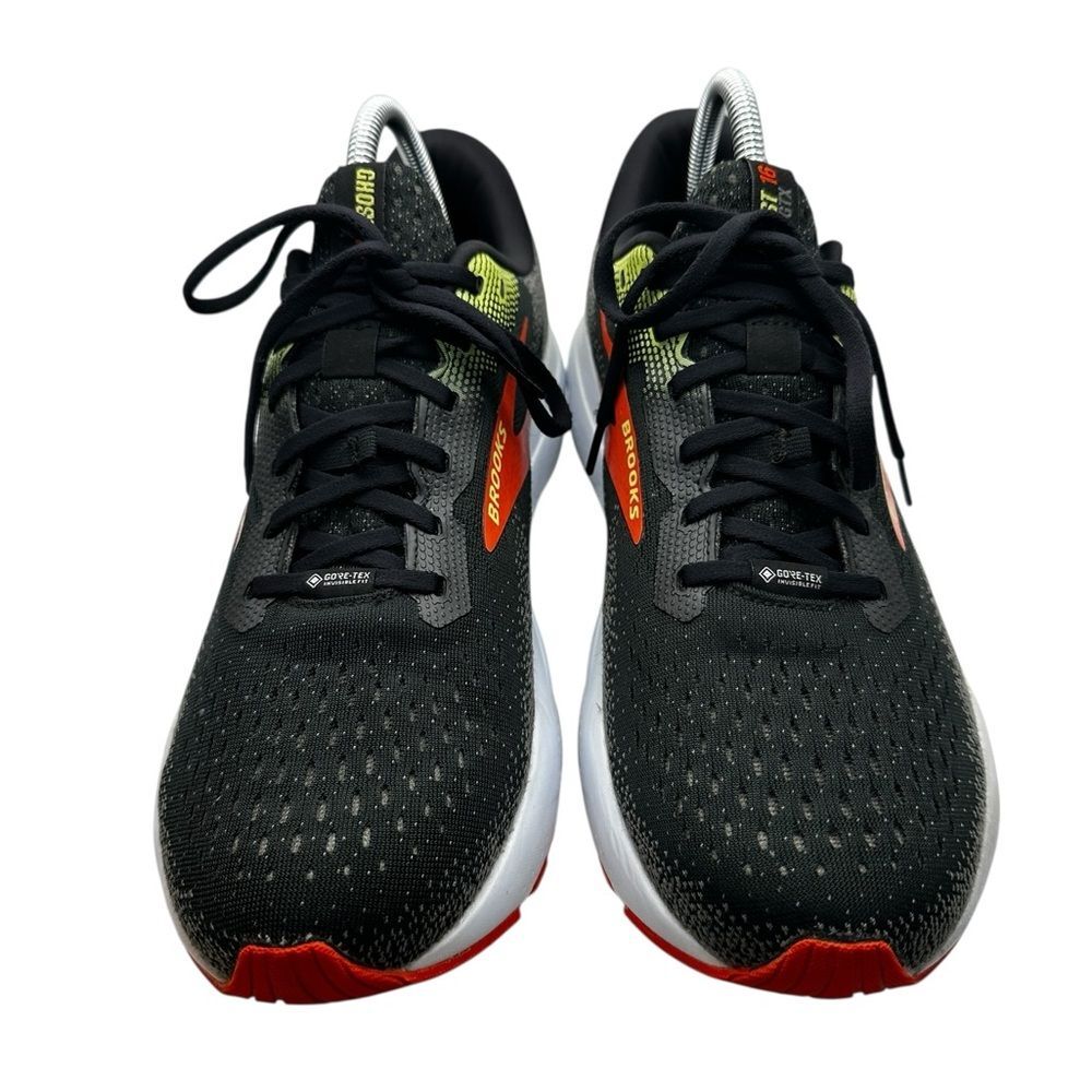 Brooks Ghost 16 Men’s Running Shoes US 11.5 D Black Orange Green Neutral - Picture 5 of 9